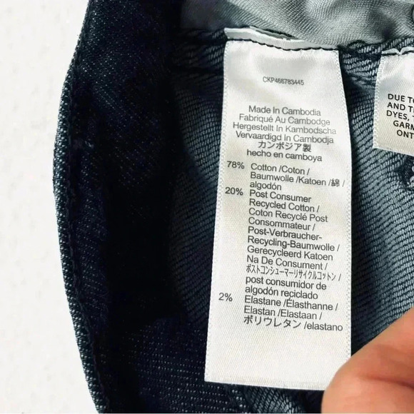 MADEWELL 10” Highrise Skinny Med Wash Faded Whisker Stretch Ankle Jean Size 27 - Picture 11 of 15